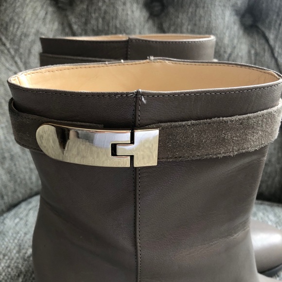 NINE WEST Leather Boots Size 7.5 - Picture 4 of 9